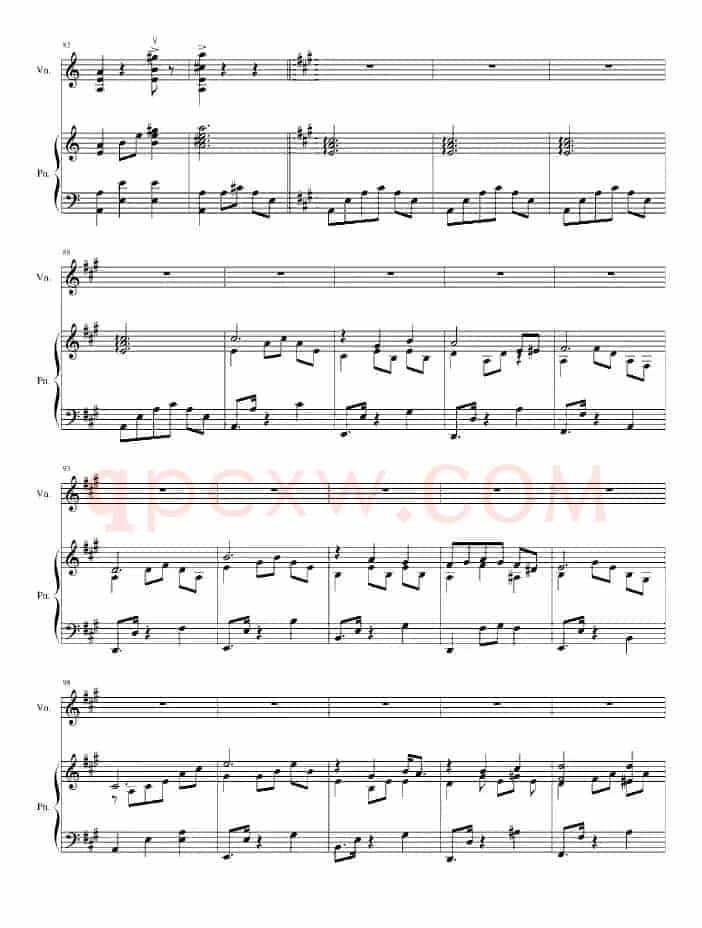 A小调舞曲（For Piano And Violin）