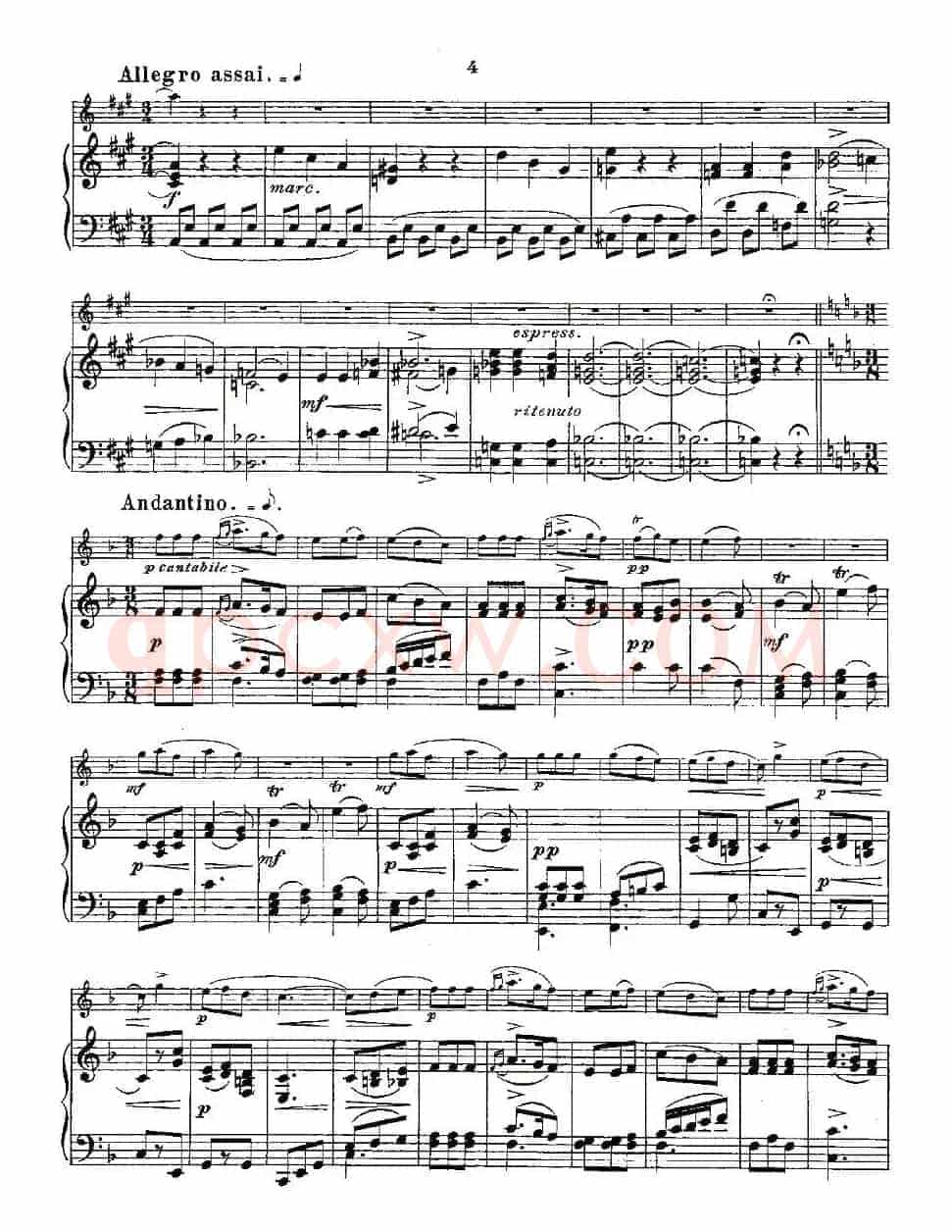 Opern-Transcriptionen.Op.45-5（长笛+钢琴伴奏）