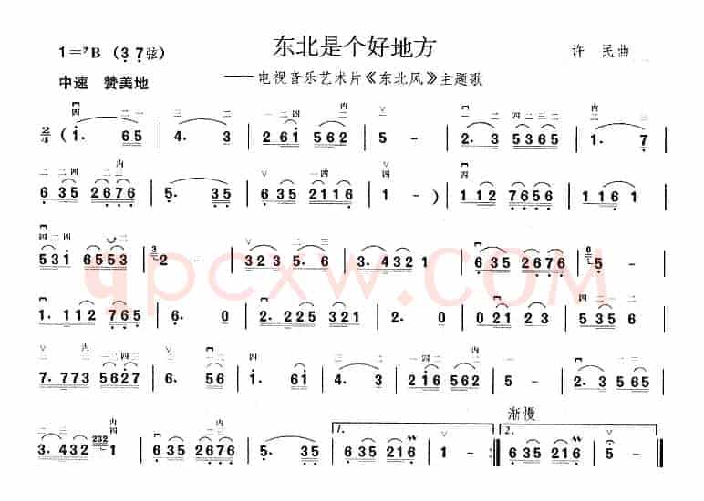 东北是个好地方（电视片《东北风》主题曲）