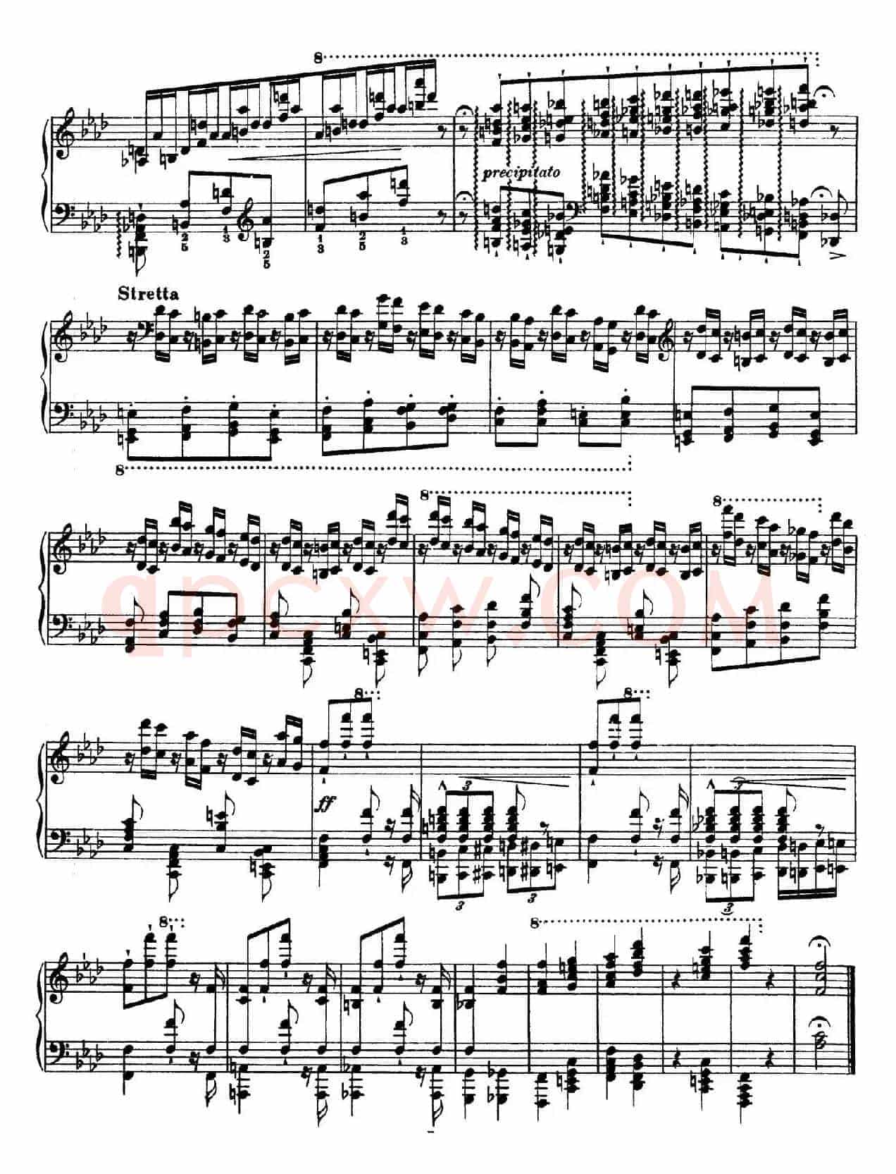 12 Etudes d'execution Transcendante S.139(12首超技练习曲·10)
