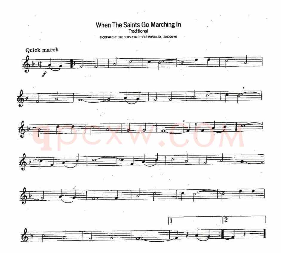 When The Saints Go Marching In