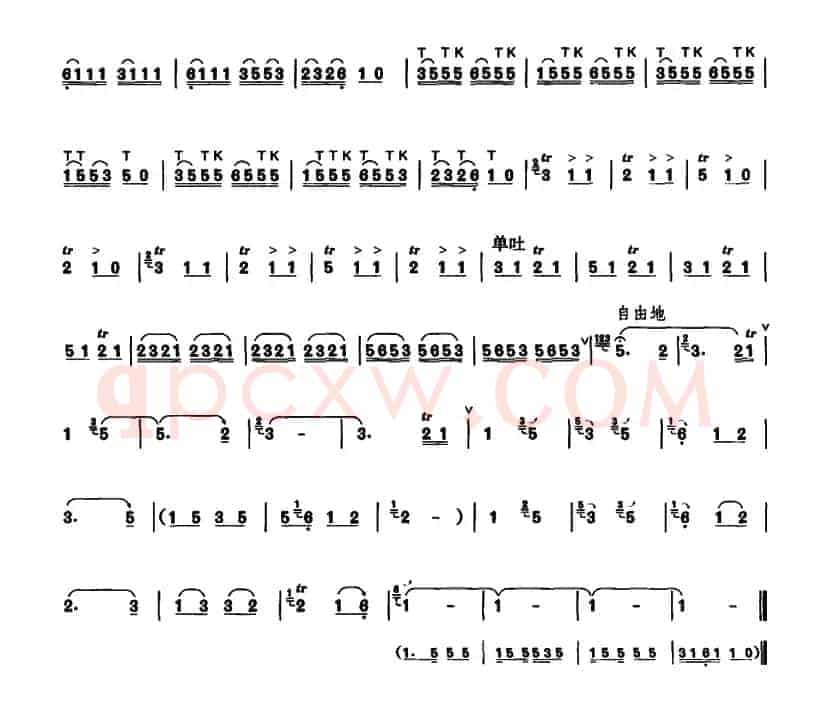 傣寨情歌（张祖豫、董锦汉作曲版）