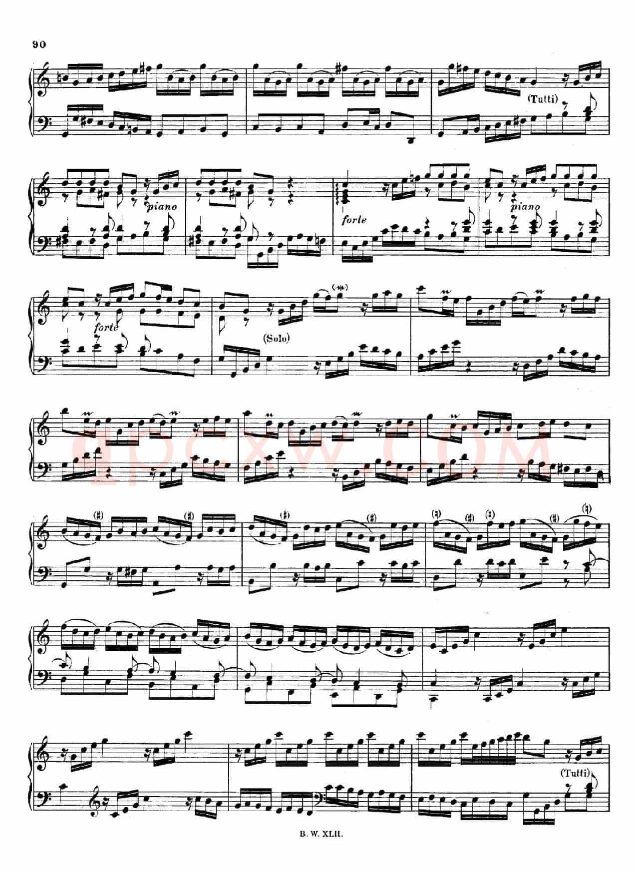 16 Concertos BWV 972-987(十六首为独奏古钢琴而作的协奏曲)(P31——40)