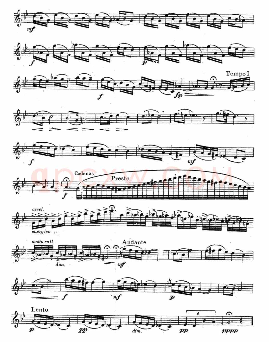 奇特克-萨克斯练习曲之七（ETUDY PRO SAXOPHON - FR ZITRK.op.3）