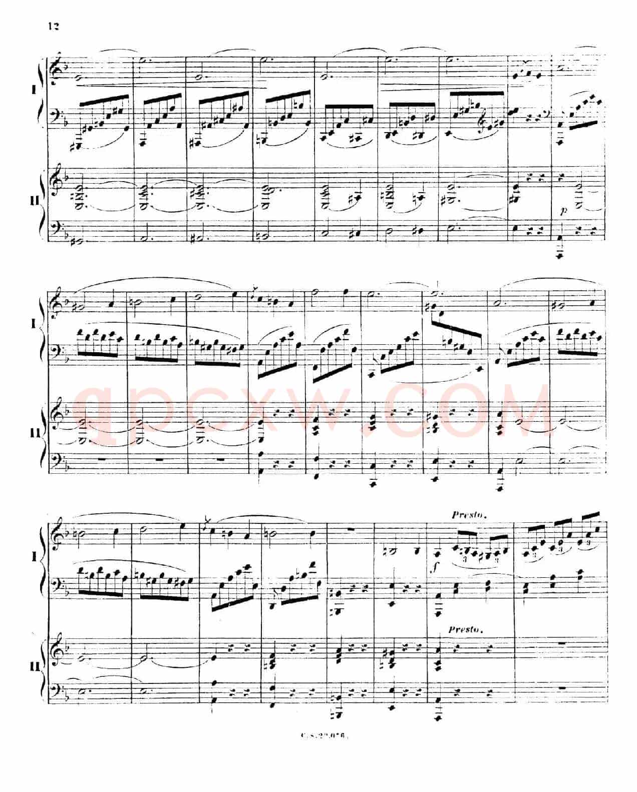 Piano Concerto No.2 in F Major Op.35(F大调第二钢琴协奏曲·Ⅰ·双钢琴)
