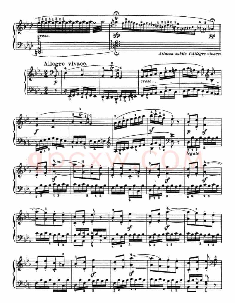 SONATE（第十三钢琴奏鸣曲-Op.27 No.1）