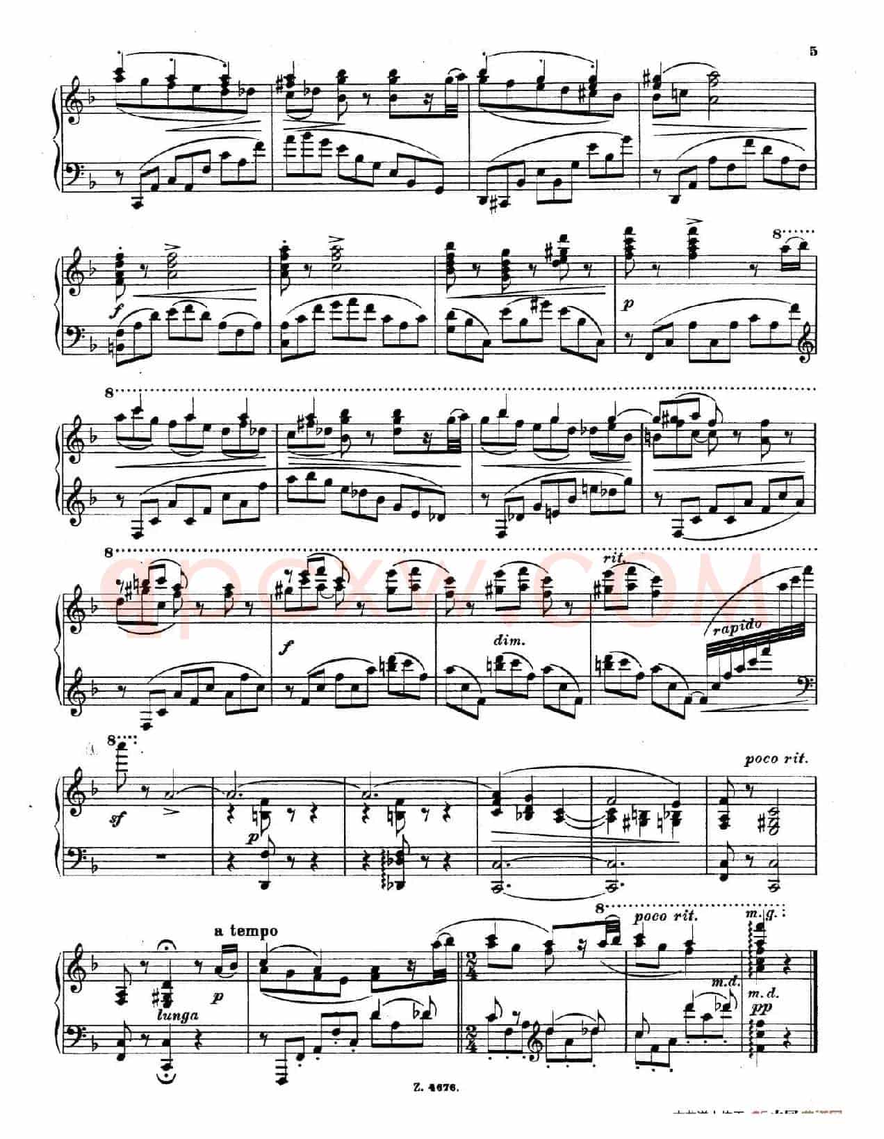 Charakterskizzen Op.40(个性素描 2. 往事 Jadis)