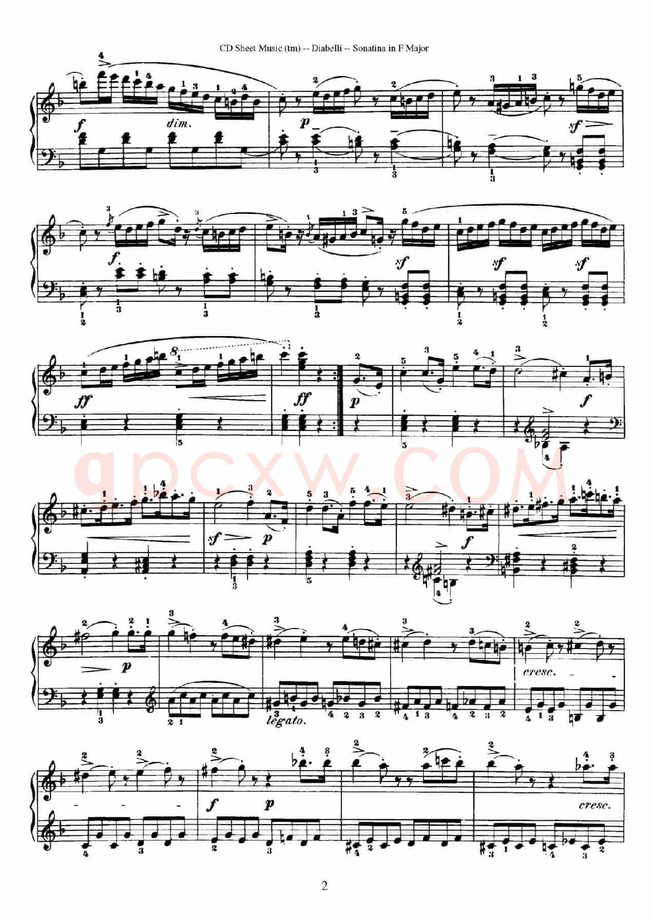 4 Piano Sonatinas(4首钢琴小奏鸣曲)(Op.151 No.3)