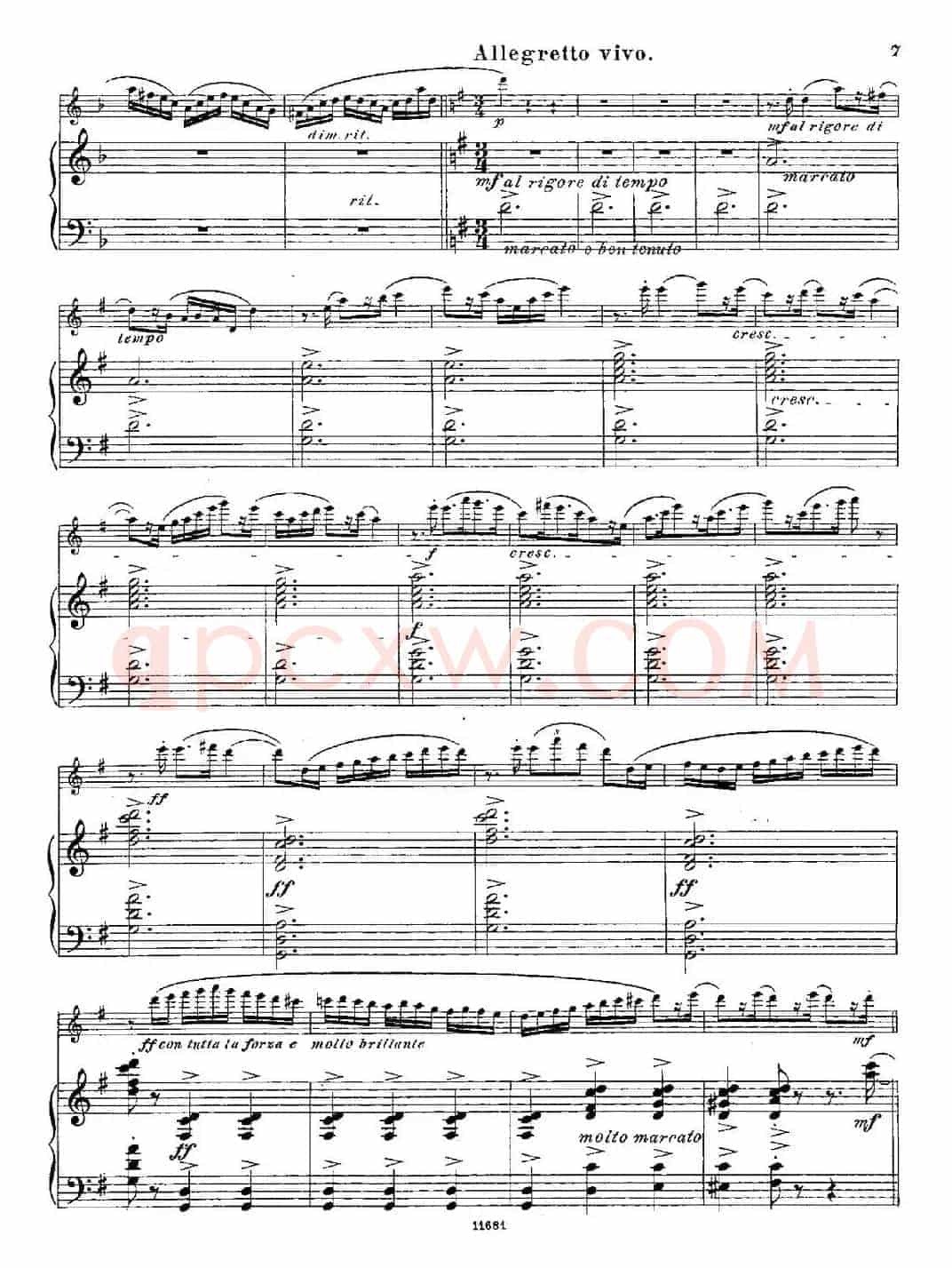 Fantaisies nationales. Suedois.（Op.59 No.4）（长笛+钢琴伴奏）