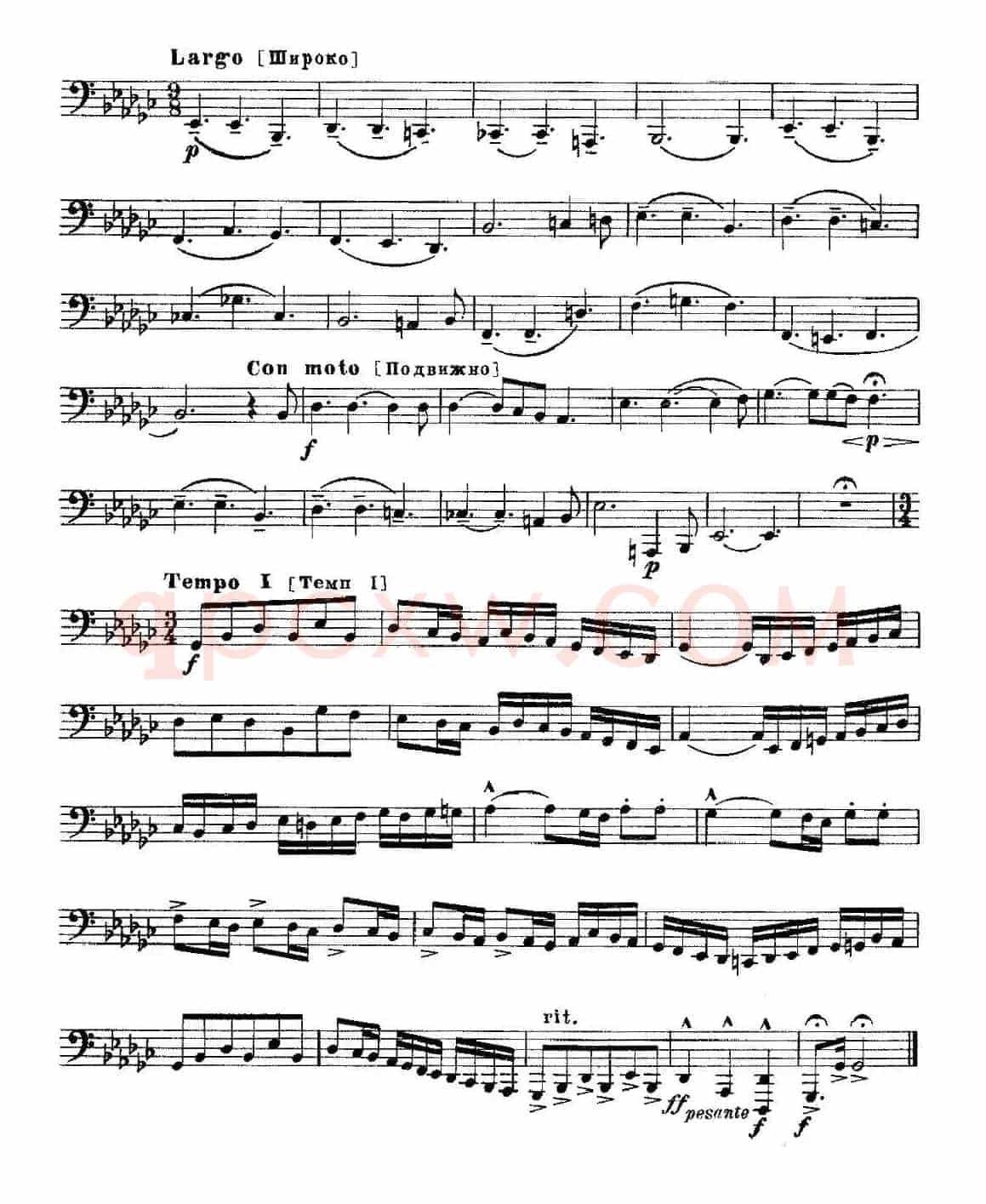 瓦西里耶夫24首大号练习曲集（13—18）