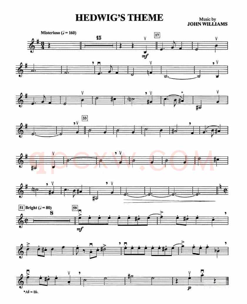 HEDWIG'S THEME（哈利波特）