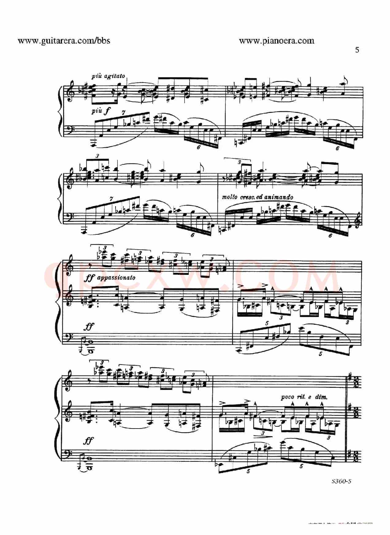 Fourth Piano Sonata S.360(第四钢琴奏鸣曲)
