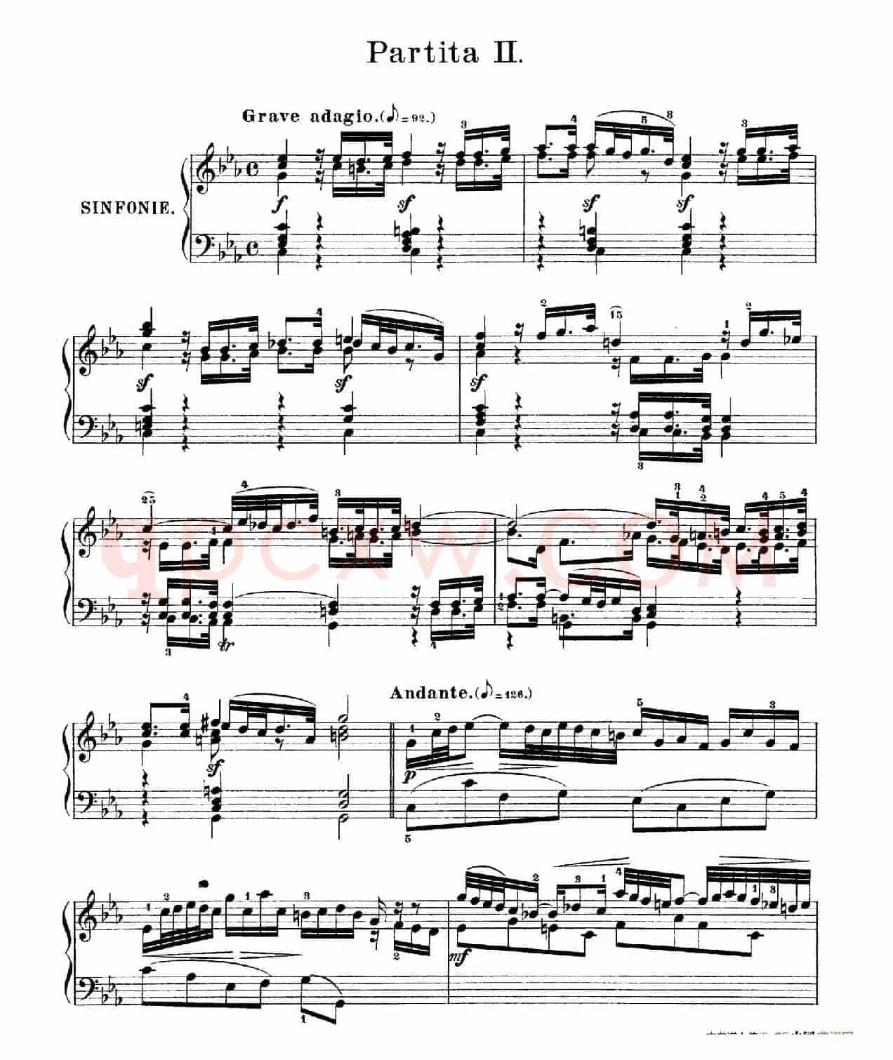 Six Partitas BWV 825-830(6首帕蒂塔·2)