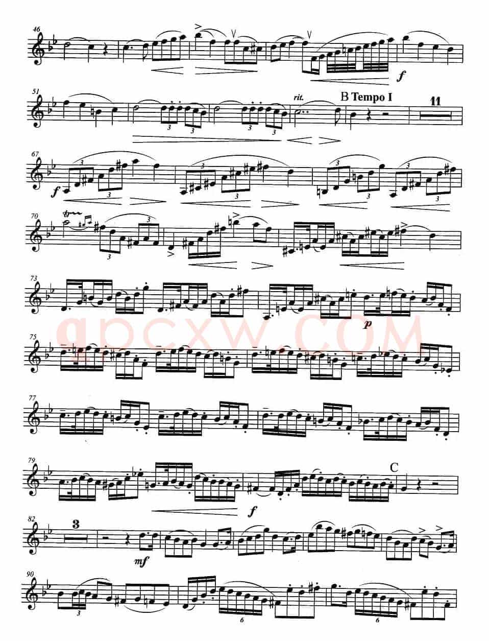 小号考级十级：协奏曲