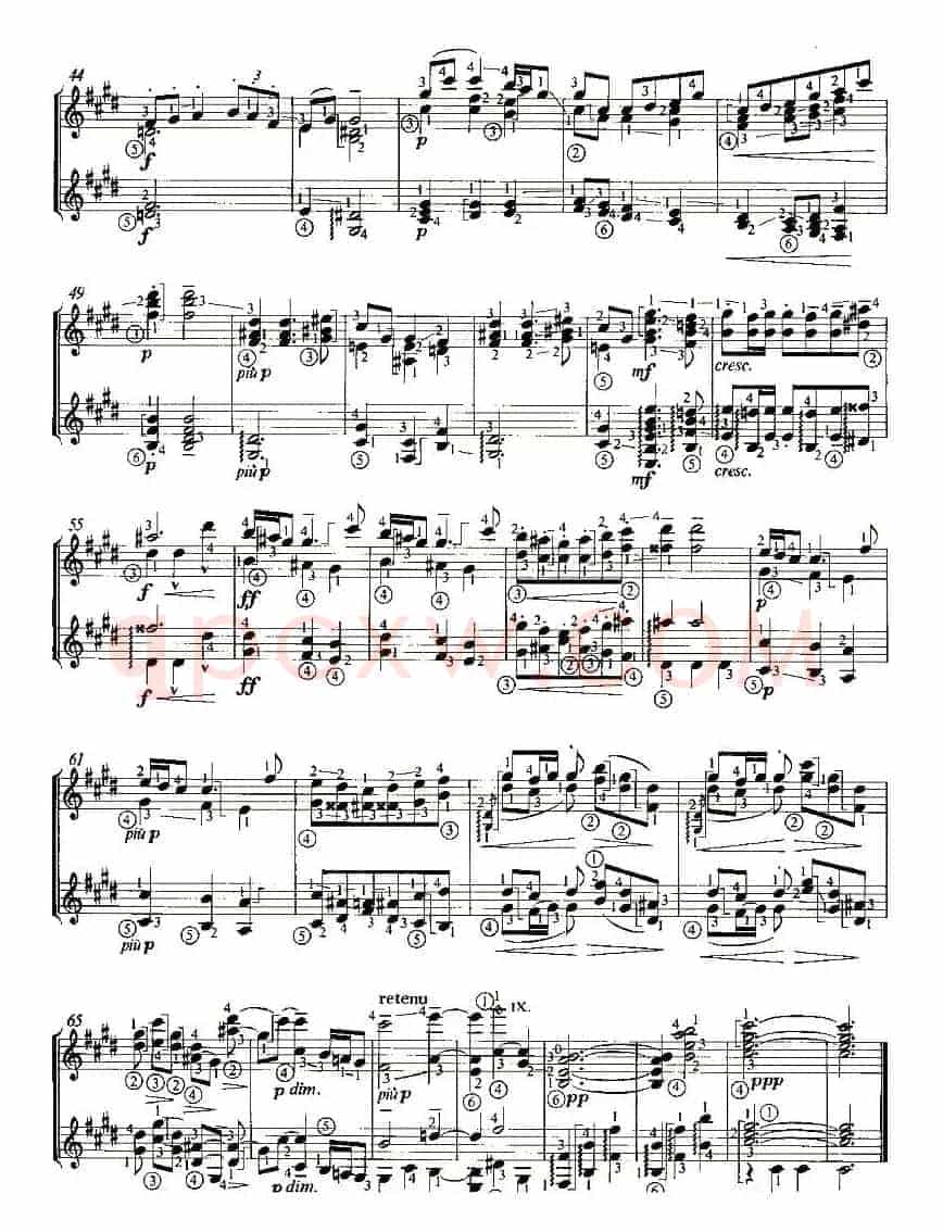 SARABANDE（双吉他）