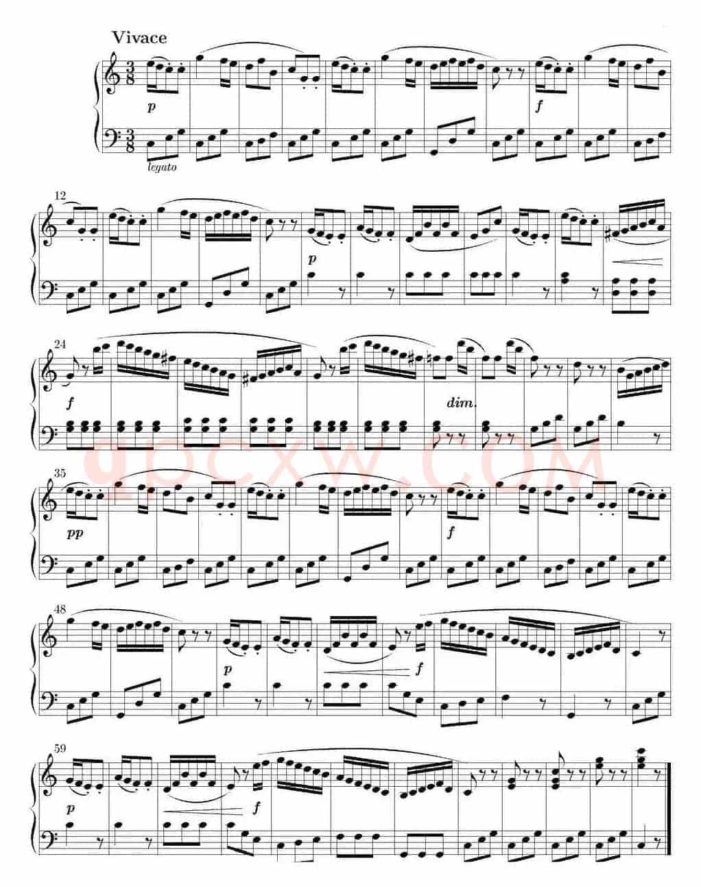 6 Sonatinas Op.36（6首钢琴小奏鸣曲-1）