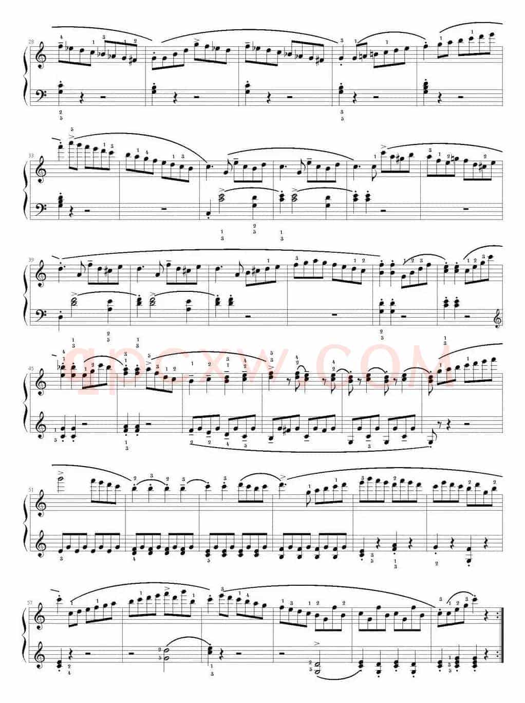 库劳C大调钢琴小奏鸣曲（Op.55，No.1）（足球小将制谱版）