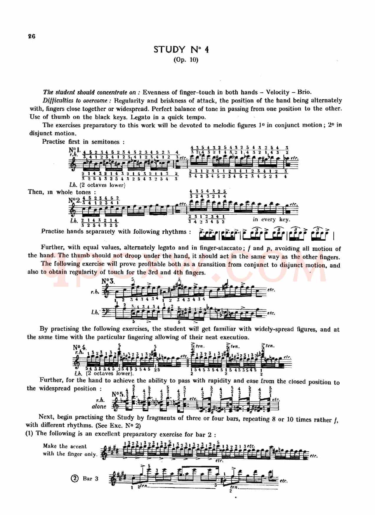 12 Etudes Op.10 柯尔托教学版(12首练习曲·4)