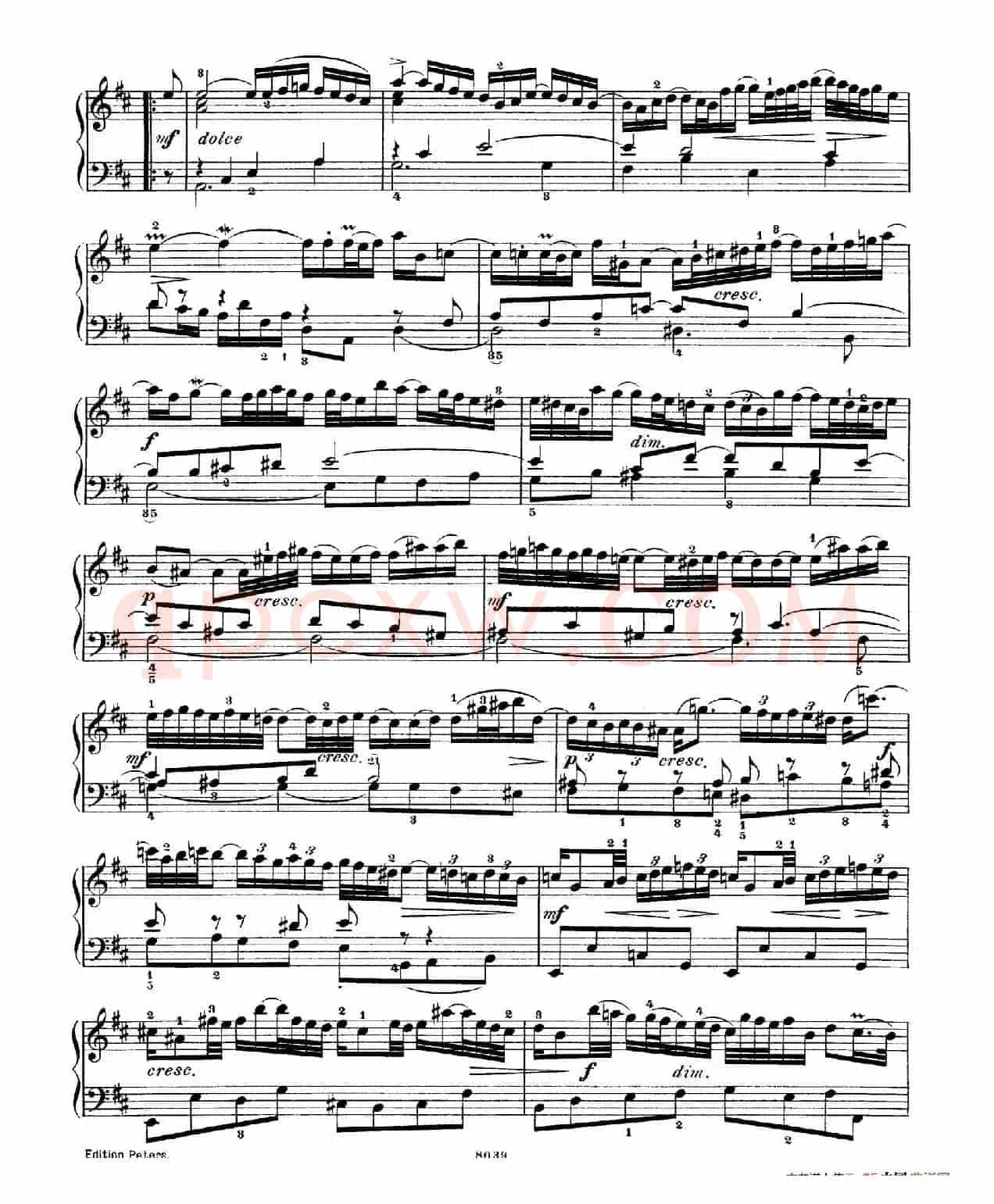 Six Partitas BWV 825-830(6首帕蒂塔·4)