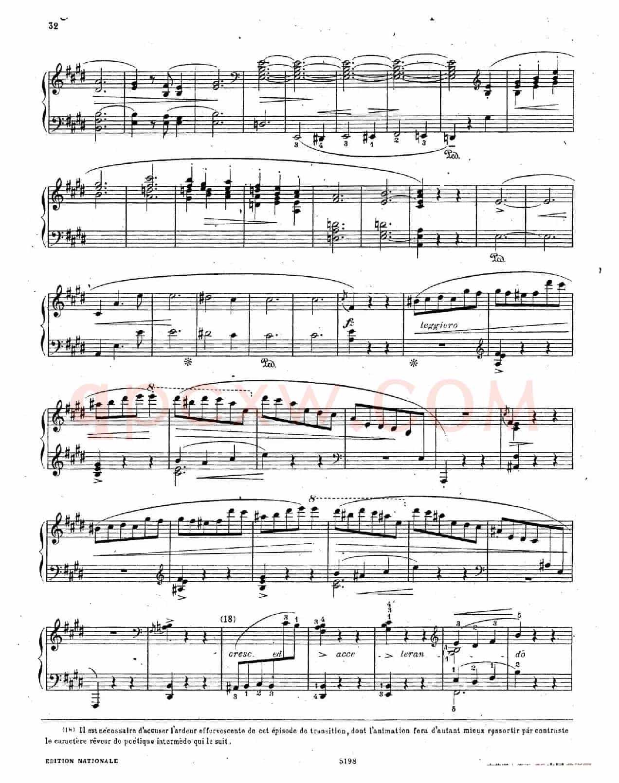 Scherzo No.4 in E Major Op.54(E大调第四谐谑曲·柯尔托教学版)