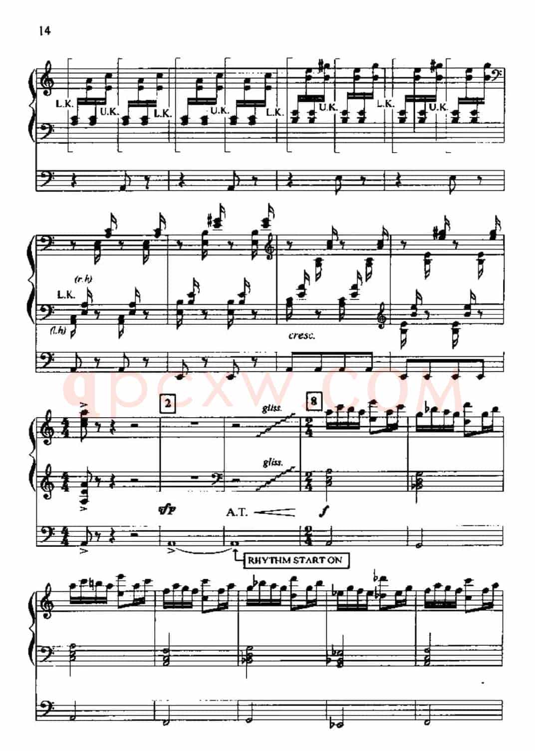 帕格尼尼主题狂想曲（双排键电子琴）