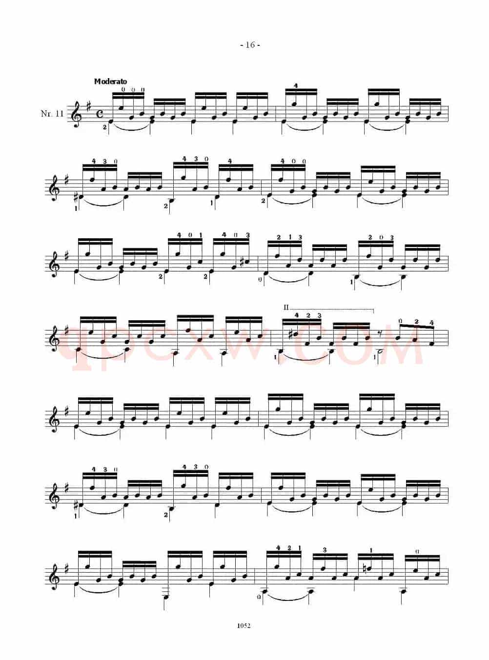 索尔·克斯特26首练习曲之11——15