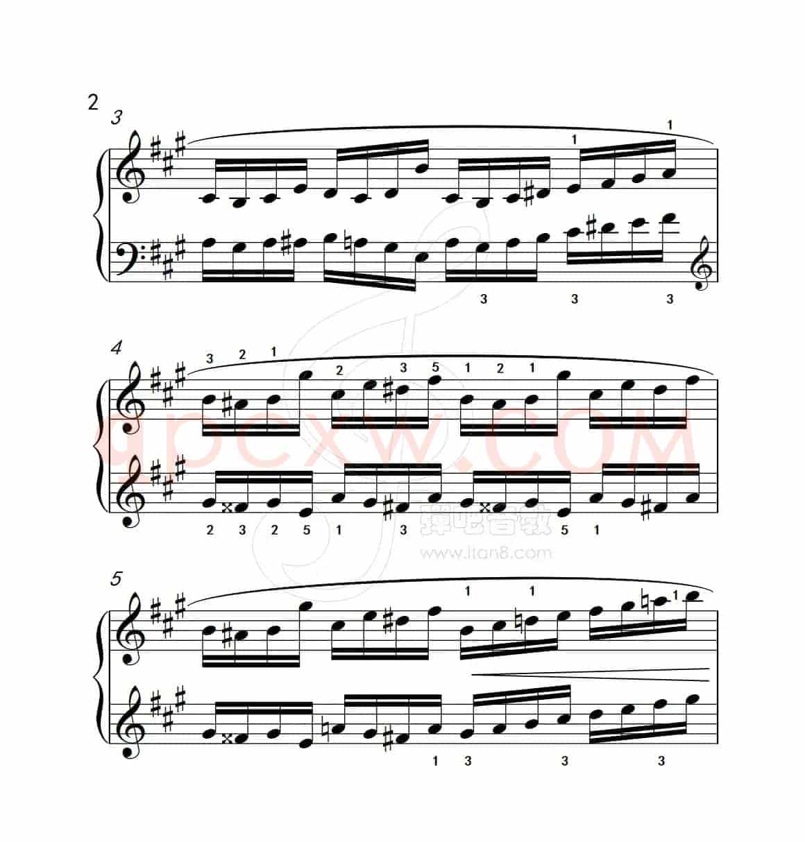 练习曲 4（克拉莫钢琴练习曲60首）