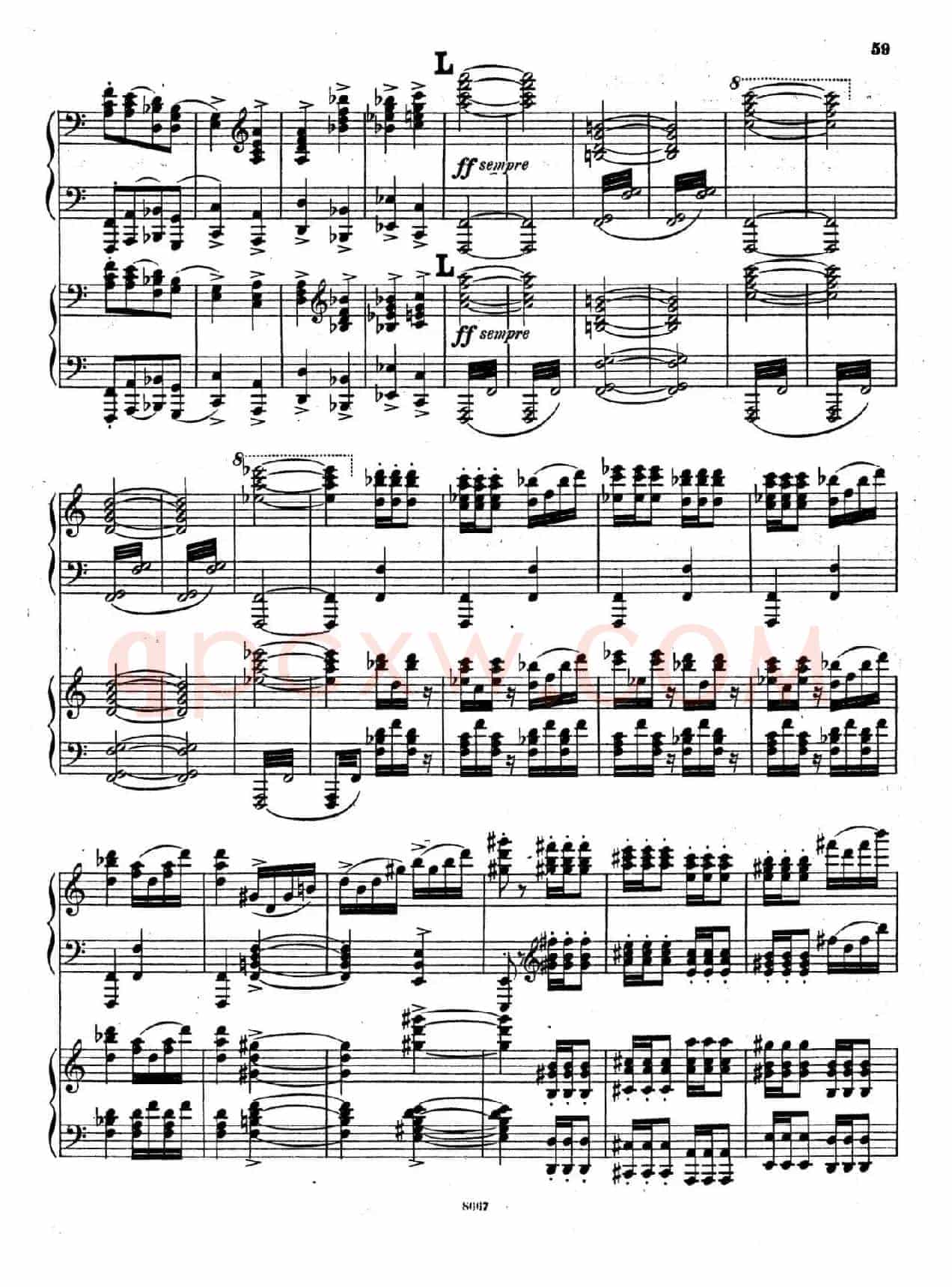 Symphony No.4 in e Minor Op.98(e小调第四交响曲·双钢琴)