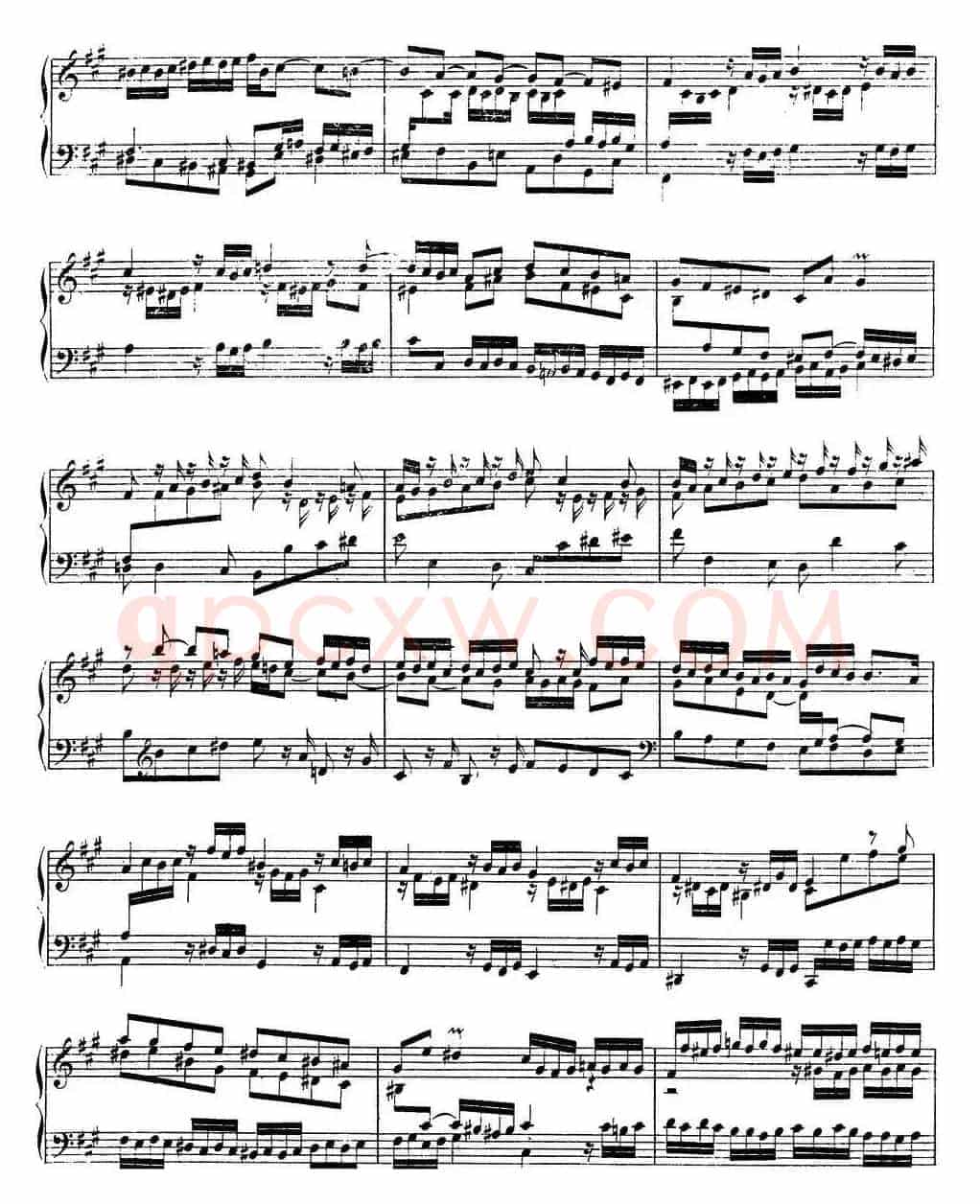 Toccata BWV 910(7首托卡塔·No.1 #F小调)