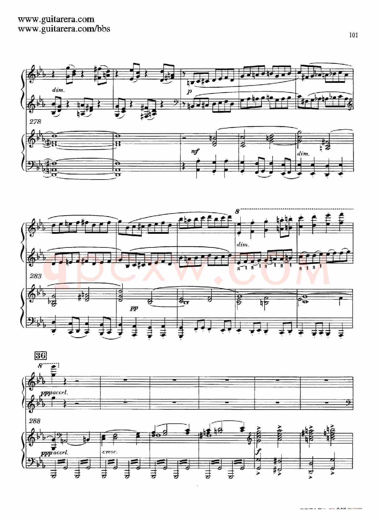 c小调第二钢琴协奏曲 Op.18(双钢琴·第三乐章)