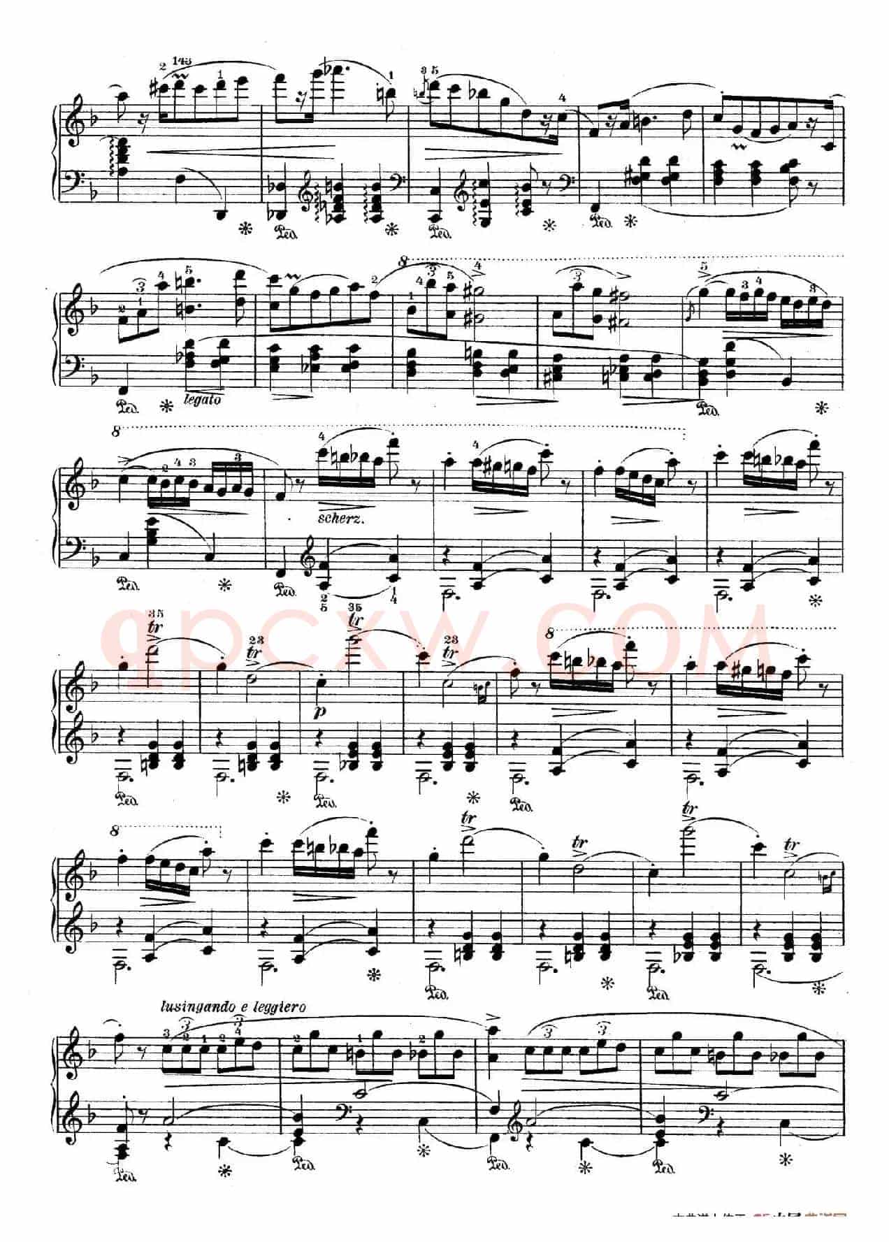 Rondo A La Mazurka Op.5(F大调玛祖卡舞曲型回旋曲)