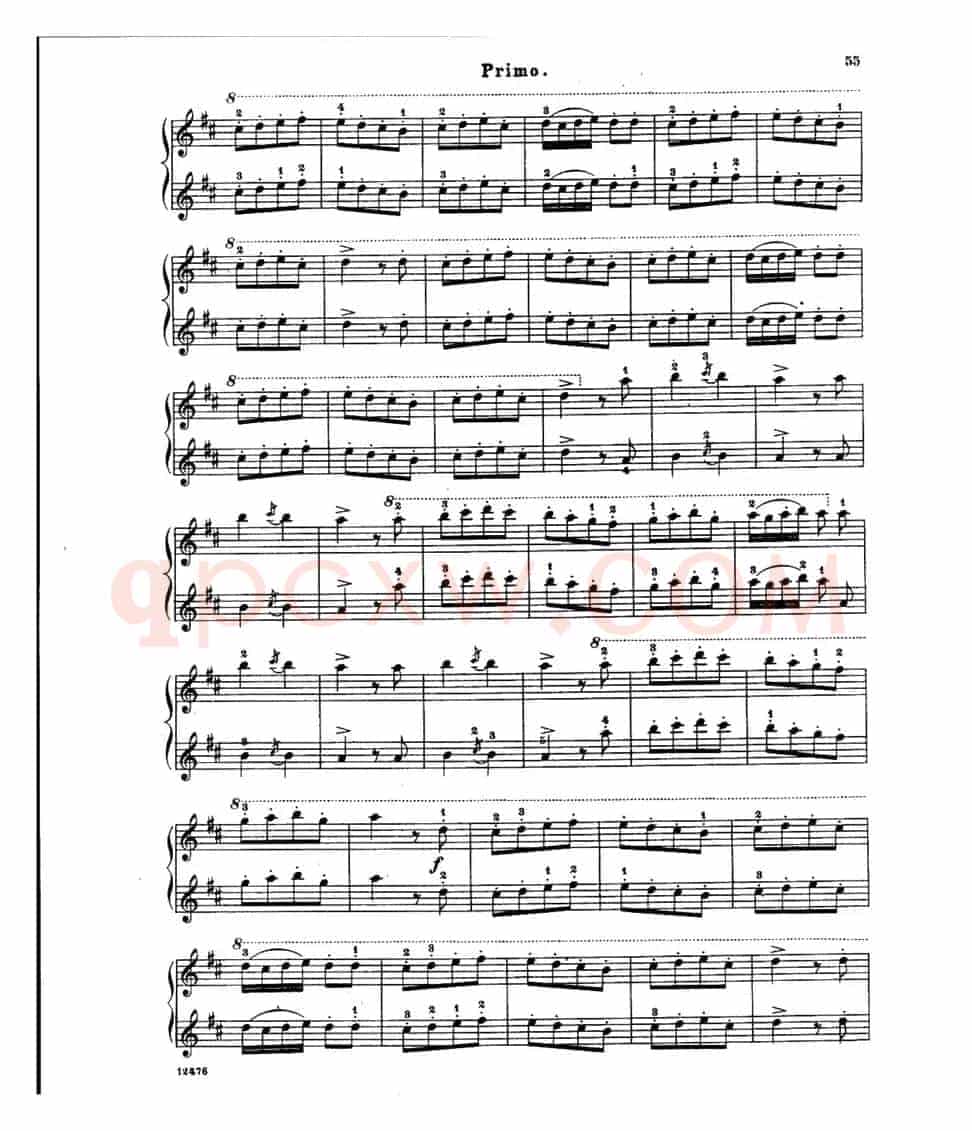 L'Arlesienne Suite No·2(阿莱城姑娘·第二组曲·四手联弹)