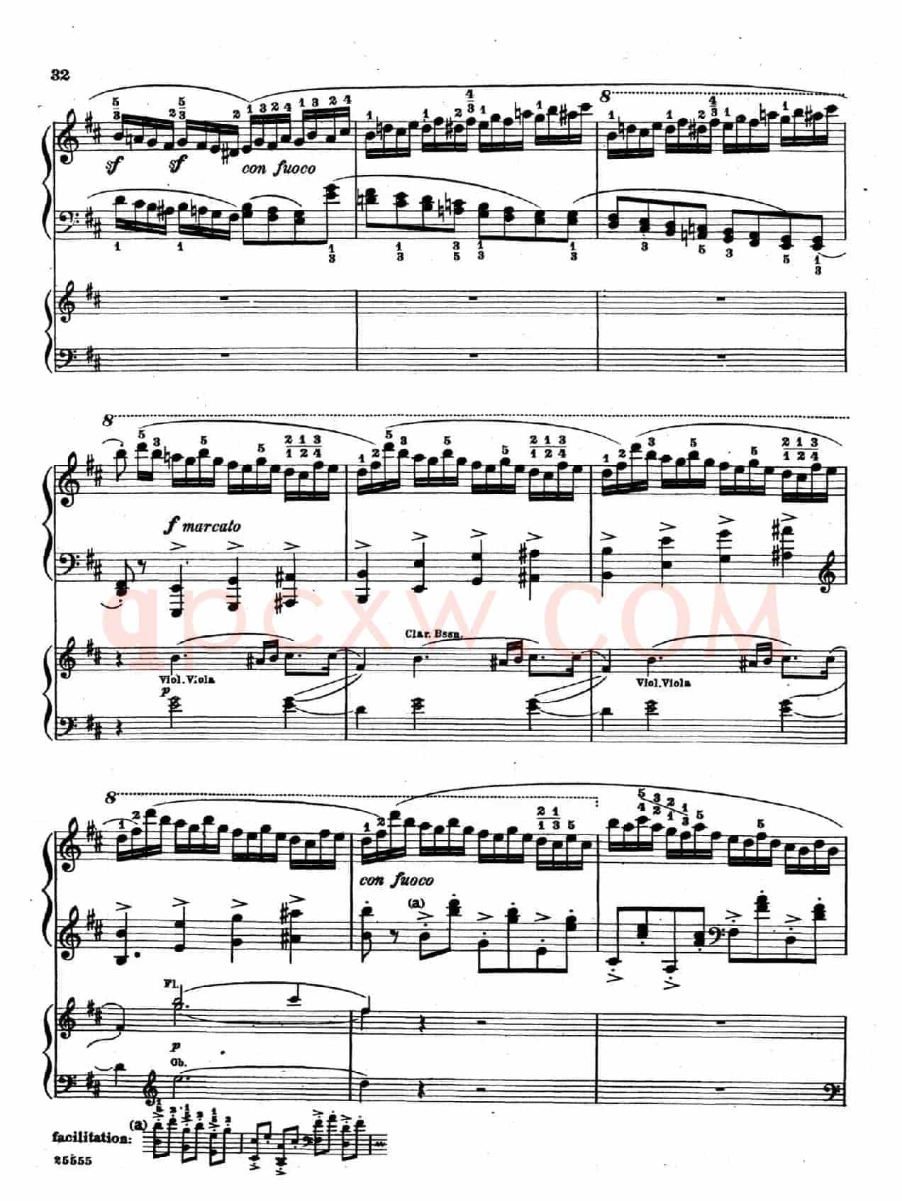 Capriccio Brillante in B Major Op.22(B大调华丽随想曲·双钢琴)