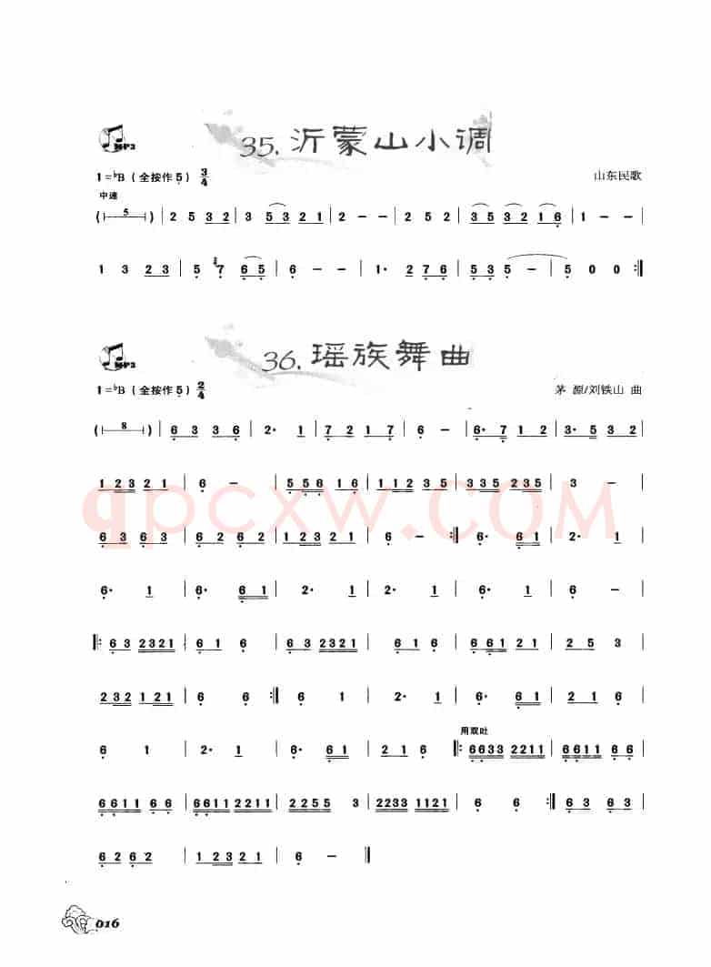 葫芦丝曲精选：沂蒙山小调 瑶族舞曲