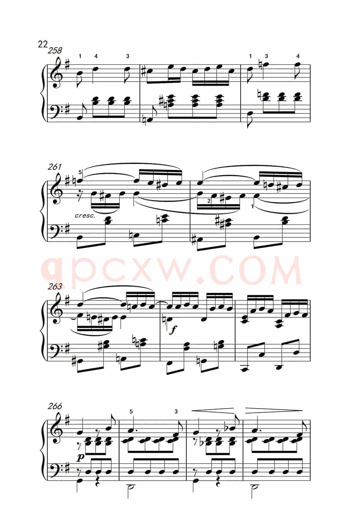 第九级2.G大调奏鸣曲 第一乐章 Op.31 No.1（中央音乐学院 钢琴（业余）考级教程 7-9级）