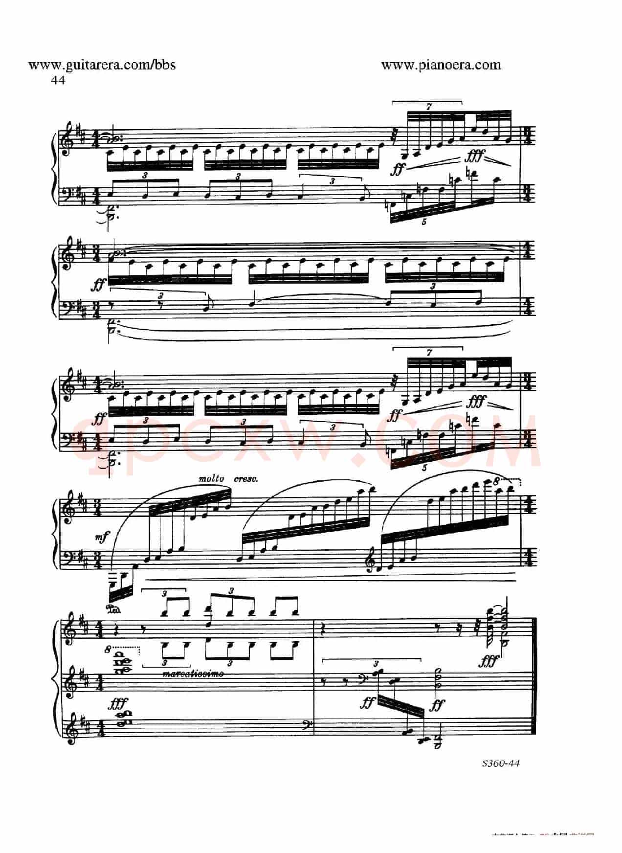 Fourth Piano Sonata S.360(第四钢琴奏鸣曲)