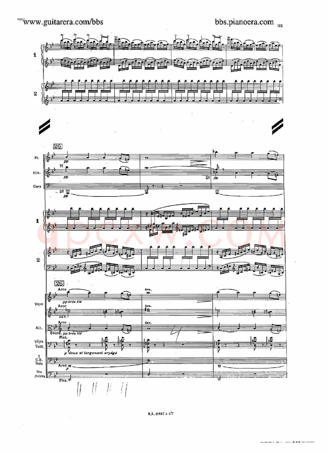 Concerto for 2 Pianos in d Minor(d小调双钢琴协奏曲·总谱)