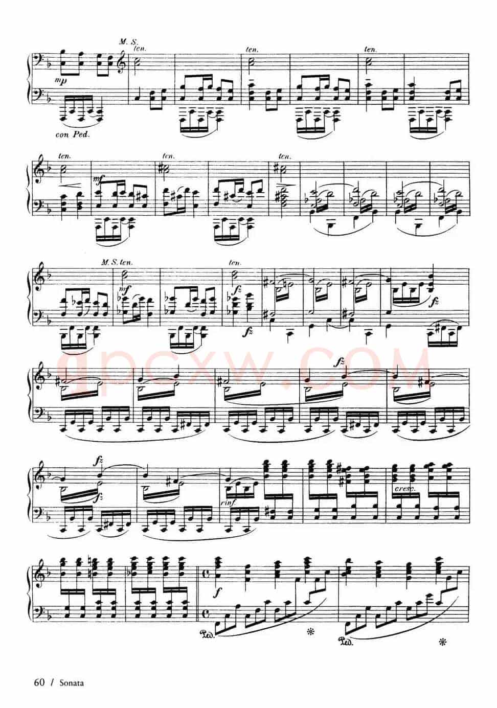 Piano Sonata in F Maj Op·12(F大调钢琴奏鸣曲·第三乐章)