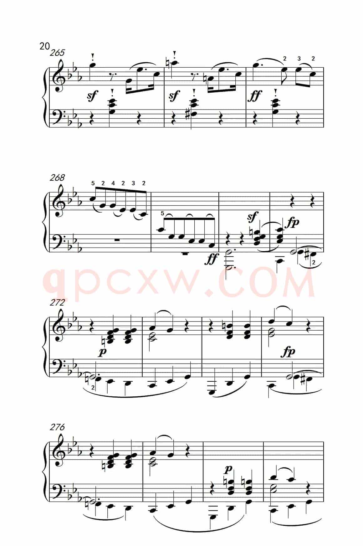 奏鸣曲 Opus 10 Nr.1 第一乐章（贝多芬奏鸣曲集 2）