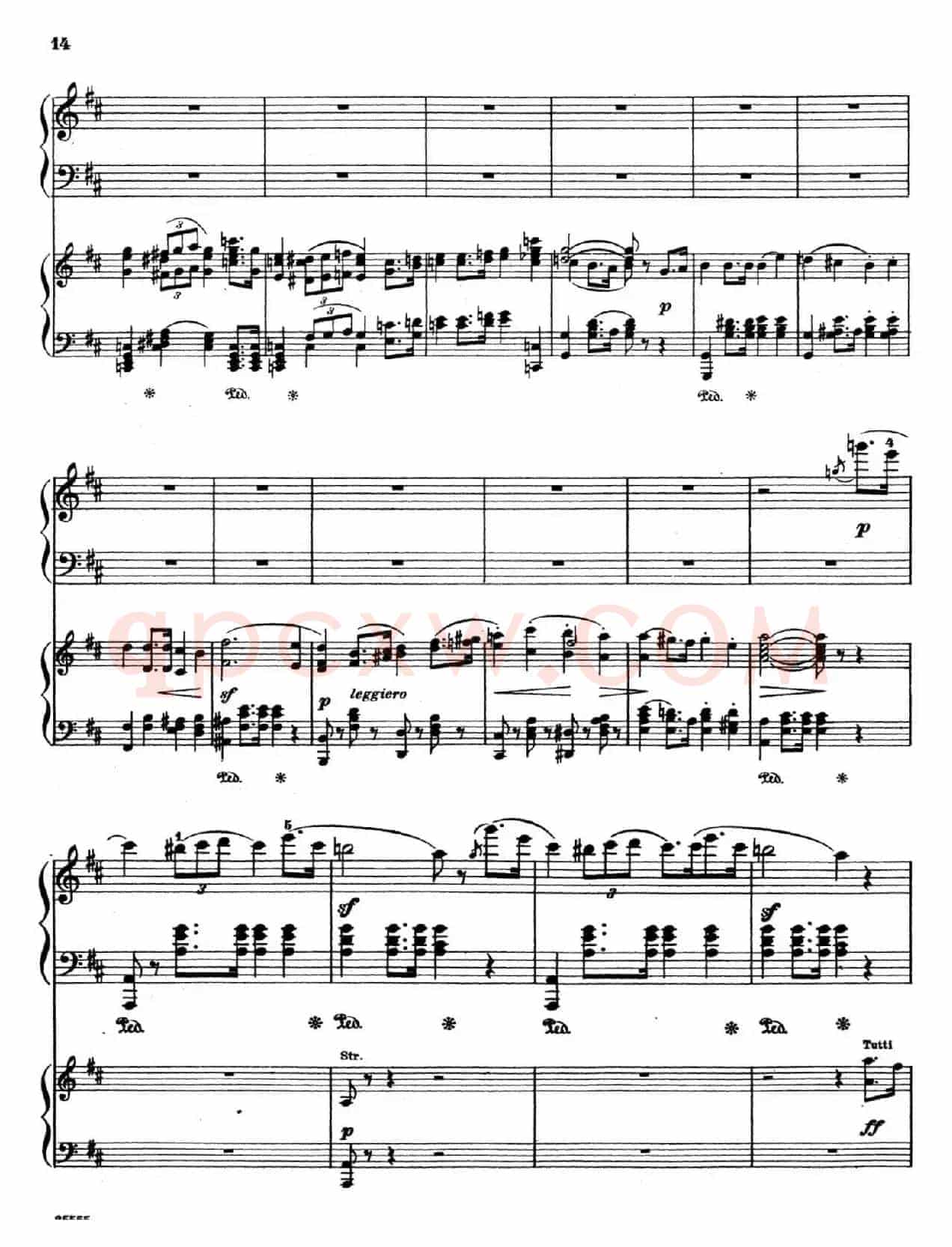 Capriccio Brillante in B Major Op.22(B大调华丽随想曲·双钢琴)