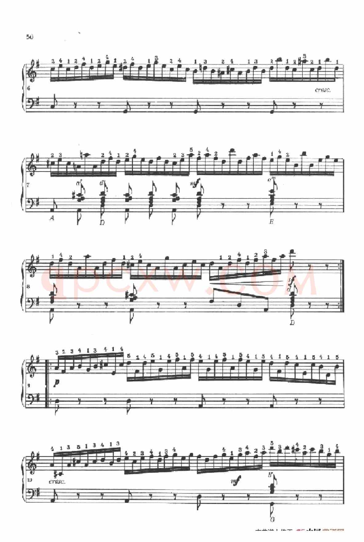 《车尔尼手风琴练习曲集》第Ⅱ册（第21——23首）