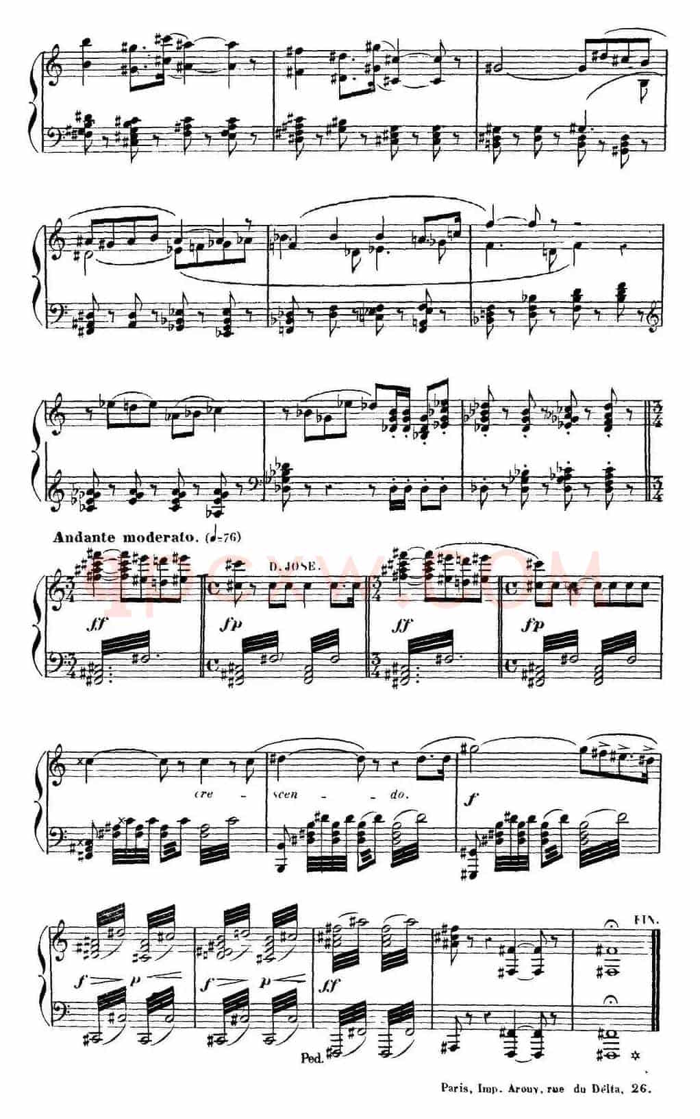 Carmen for Solo Piano（卡门全剧钢琴独奏版）（No.27）