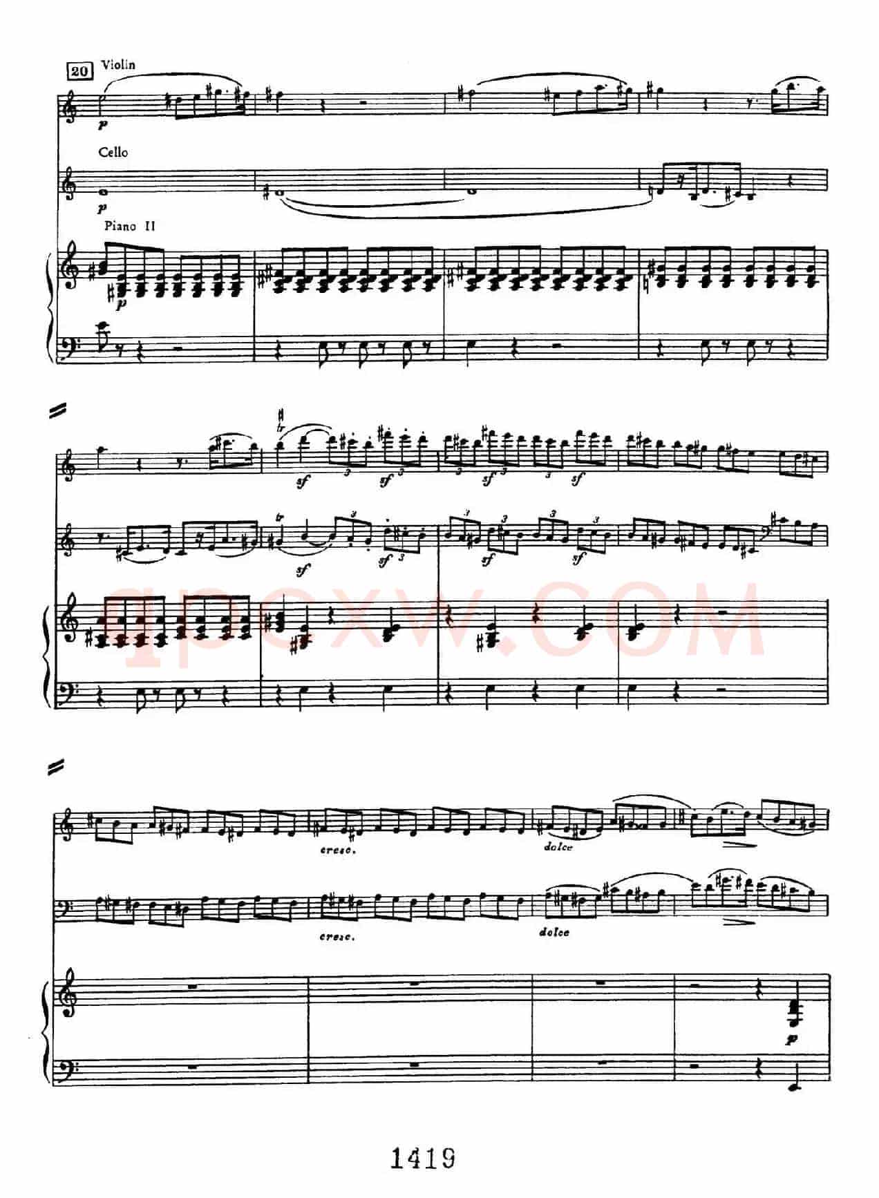 Triple Concerto in C Major Op.56(C大调三重协奏曲·双钢琴·Ⅰ)