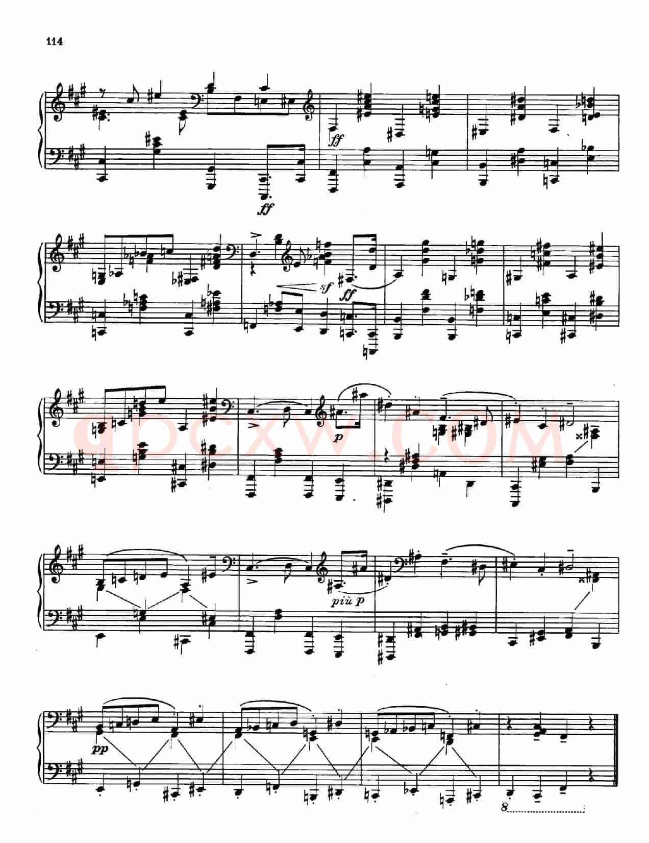 Prokofiev - Ten Pieces Op.12(普罗科菲耶夫-10首小品·8)