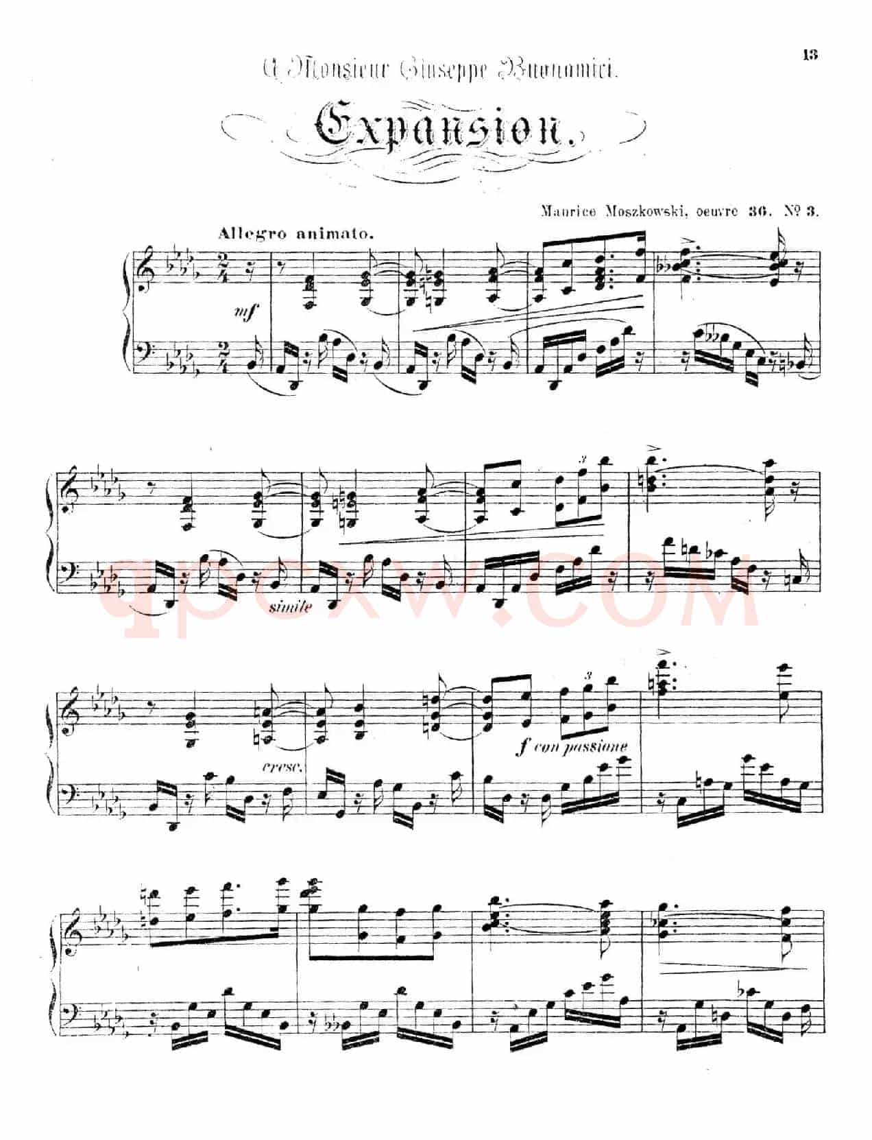 Characteristic Pieces Op.36(8首个性小品·3)