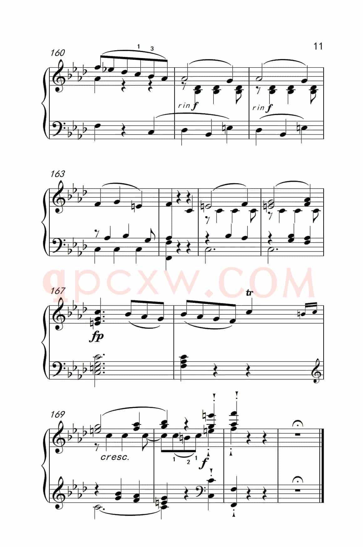 奏鸣曲 Opus 10 Nr.2 第二乐章（贝多芬奏鸣曲集 2）