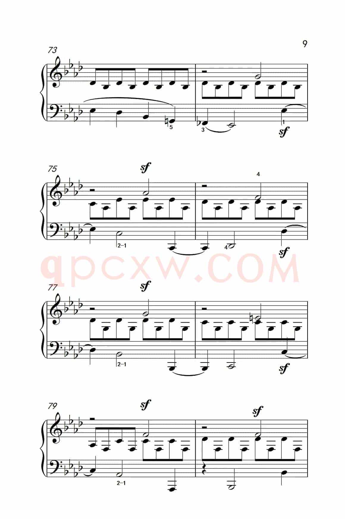 奏鸣曲 Opus 2 Nr.1 第一乐章（贝多芬奏鸣曲集 1）