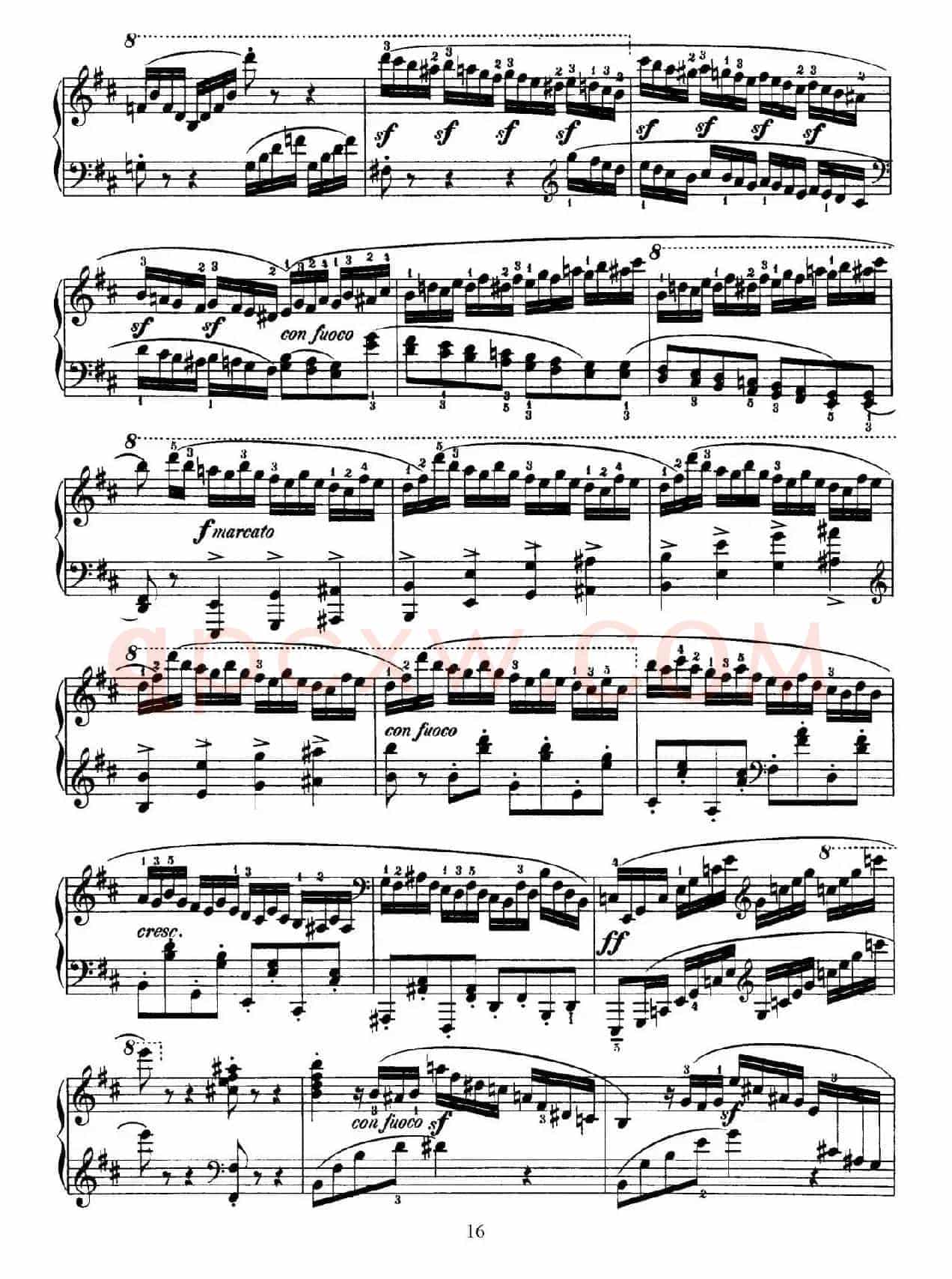 Capriccio Brillante in B Major Op.22(B大调华丽随想曲·钢琴独奏)