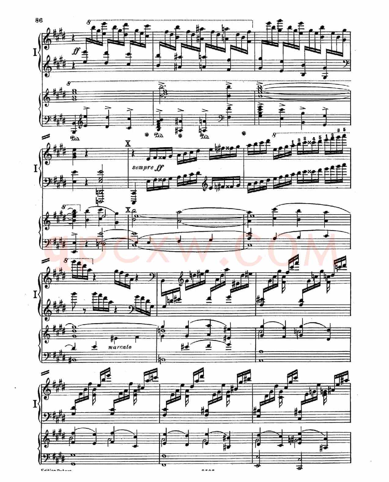 Piano Concerto in E Major Op.59(E大调钢琴协奏曲·双钢琴·第四乐章)