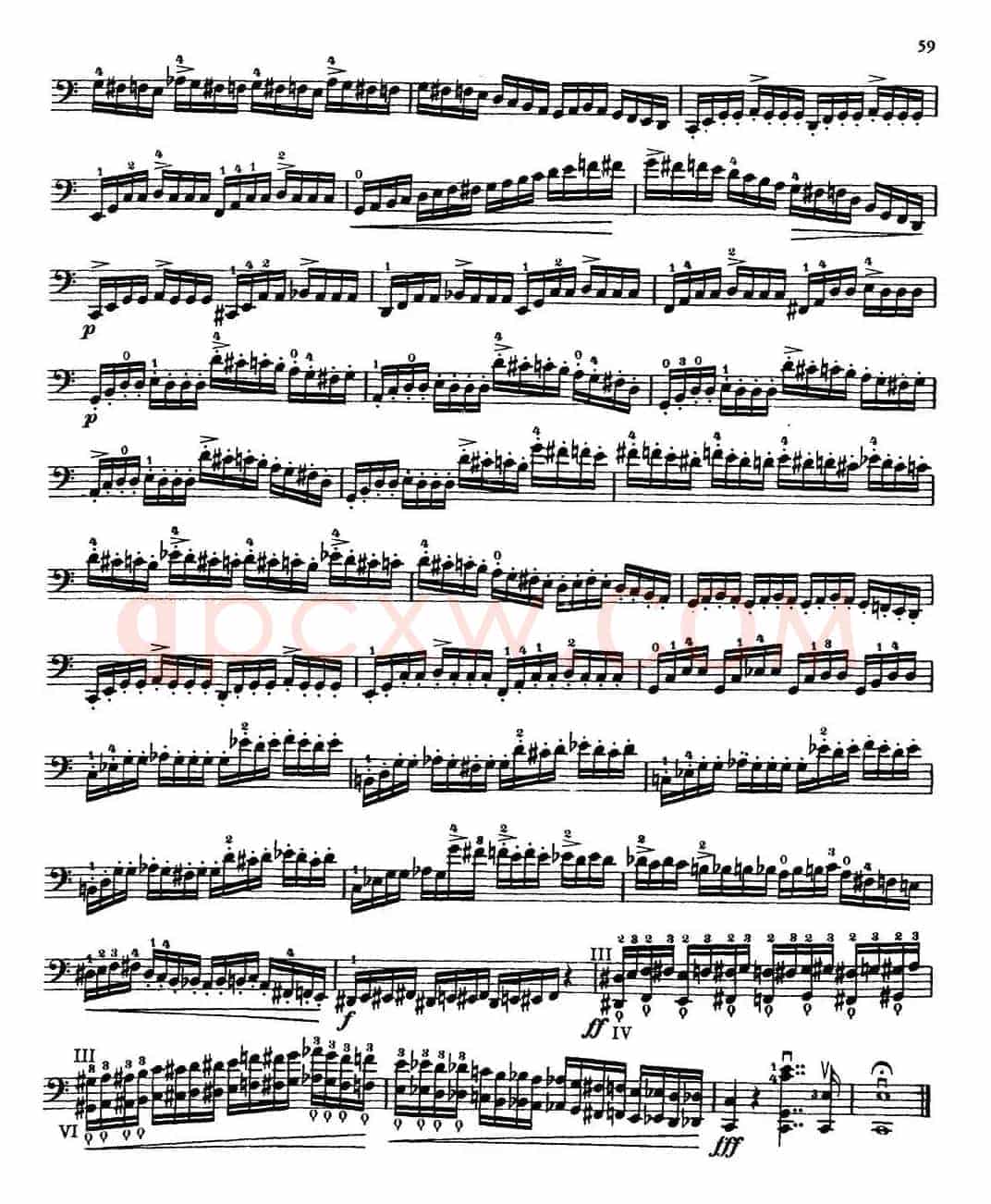 大提琴高级练习曲40首 No.27